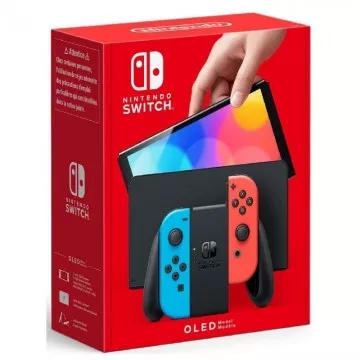 Nintendo Switch OLED versão Neon Blue/Neon Red/Inclui Base/2 Joy-Con Controllers NINTENDO - 1