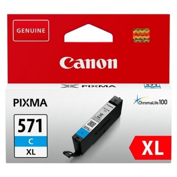 Cartucho de tinta original Canon CLI-571CXL de alto rendimento/ciano CANON - 1
