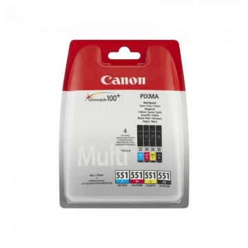 Cartucho de tinta original Canon CLI-551 multipack/ ciano/ magenta/ amarelo/ preto CANON - 1