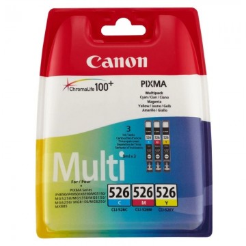 Cartucho de tinta original Canon CLI-526 multipack/ ciano/ magenta/ amarelo CANON - 1