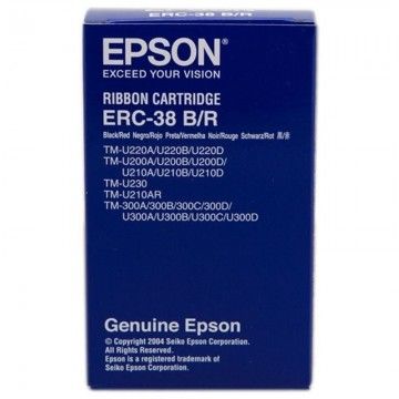 Fita de nylon Epson ERC-38/preta/vermelha EPSON - 1