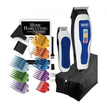 Máquina de cortar cabelo Wahl Color Pro + aparador/com fio/9 acessórios Wahl - 1