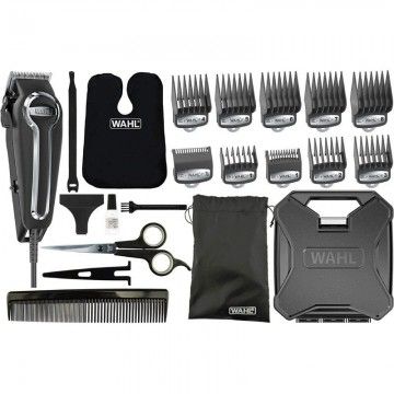 Máquina de cortar cabelo Wahl Elite Pro/com fio/18 acessórios Wahl - 1