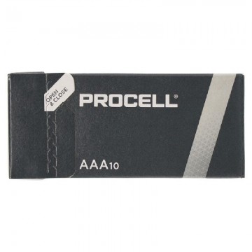 Pacote com 10 Pilhas AAA L03 Duracell PROCELL ID2400IPX10/ 1,5V/ Alcalina DURACELL - 1