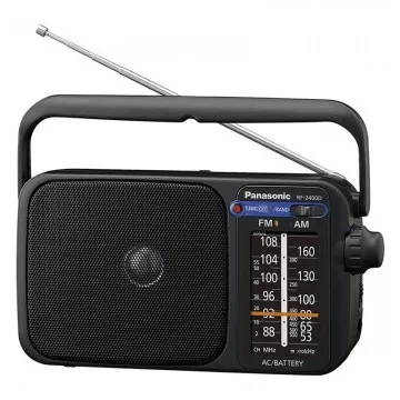 Rádio Portátil Panasonic RF-2400DEG-K/ Preto PANASONIC - 1