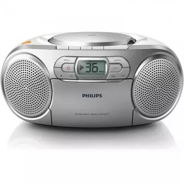 Rádio CD Philips AZ127/12/ 2W/ Cinza PHILIPS - 1