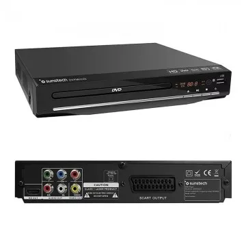 Leitor de DVD Sunstech DVPMH225BK Sunstech - 1