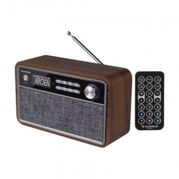 Rádio Vintage Sunstech RPBT500/ Madeira Sunstech - 1