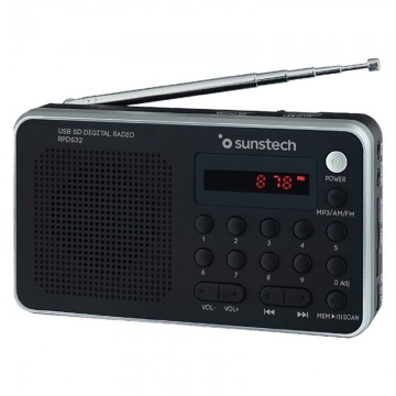 Rádio Portátil Sunstech RPD32SL/Prata Sunstech - 1
