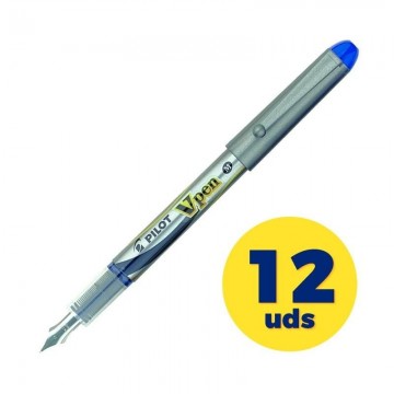 Caixa de canetas descartáveis Pilot V Pen/ 12 unidades/ Azul  - 1