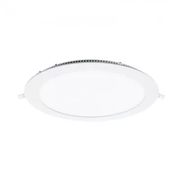 Downlight Iglux LS-102113-FB V2/ Circular/ Ø170 x 19mm/ Potência 13W/ 1130 Lumens/ 6000ºK/ Branco  - 1