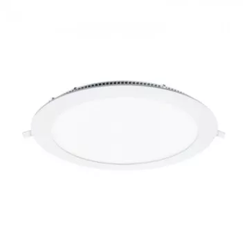 Downlight Iglux LS-102118-CB V2/ Circular/ Ø225 x 19mm/ Potência 18W/ 1540 Lumens/ 3000ºK/ Branco  - 1