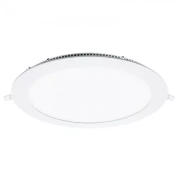 Downlight Iglux LS-102118-FB V2/ Circular/ Ø220 x 19mm/ Potência 18W/ 1700 Lumens/ 6000ºK/ Branco  - 1