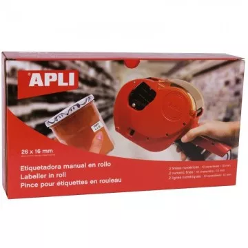 Apli 101419 Rotuladora para rolo 26 x 16mm  - 1