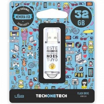 Flash Drive 32GB Tech One Tech Não é seu USB 2.0 TECH ONE TECH - 1