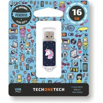 Pendrive 16GB Tech One Tech Unicorn Dream USB 2.0 TECH ONE TECH - 1