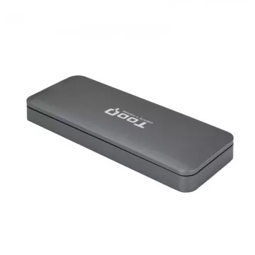 Compartimento externo para disco SSD M.2 SATA TooQ TQE-2281G/ USB 3.0/ Sem parafusos TOOQ - 1