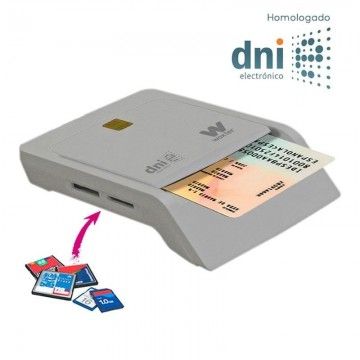 ID e leitor de cartão Woxter PE26-147/ Branco/ USB 2.0 Woxter - 1