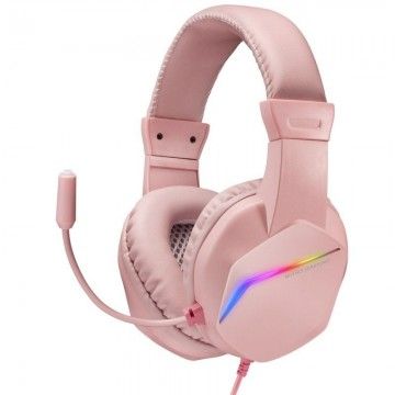Fones de ouvido para jogos com microfone Mars Gaming MH122/Jack 3.5/Rosa Mars Gaming - 1