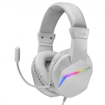 Fones de ouvido para jogos com microfone Mars Gaming MH122/Jack 3.5/Branco Mars Gaming - 1