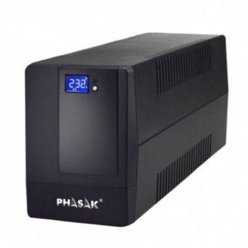 Phasak Line UPS Interativo 1000 VA LCD/ 1000 VA/ 4 Saídas/ Formato Torre PHASAK - 1