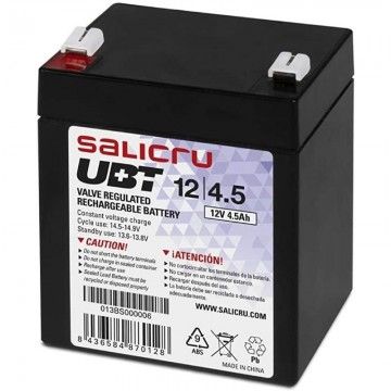 Bateria Salicru UBT 12/4.5 compatível com Salicru UPS de acordo com as especificações SALICRU - 1