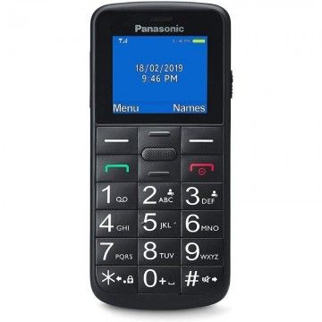 Celular Panasonic KX-TU110EXB para idosos/preto PANASONIC - 1