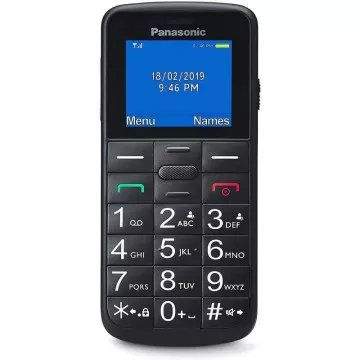 Celular Panasonic KX-TU110EXB para idosos/preto PANASONIC - 1