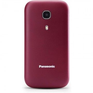 Celular Panasonic KX-TU400EXR para idosos/vermelho granada PANASONIC - 1