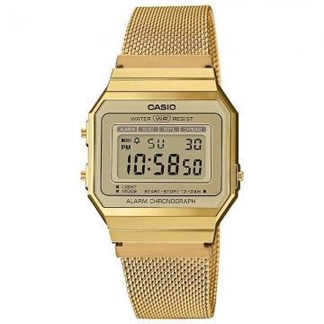 Relógio digital icônico vintage Casio A700WEMG-9AEF/ 37 mm/ ouro CASIO - 1