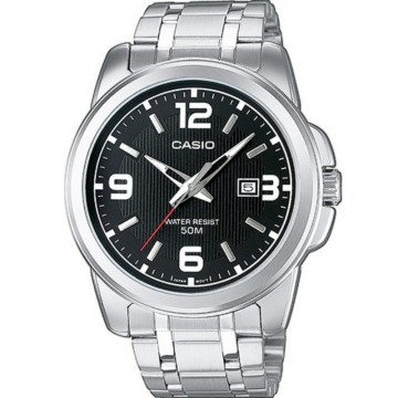 Relógio analógico masculino da coleção Casio MTP-1314PD-1AVEF/ 50 mm/ preto e prata CASIO - 1