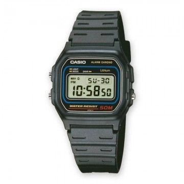 Relógio digital masculino da coleção Casio W-59-1VQES/ 37 mm/ preto CASIO - 1