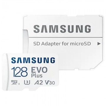 Cartão de Memória Samsung EVO Plus 2021 128GB microSD XC com Adaptador/ Classe 10/ 130MBs Samsung - 1