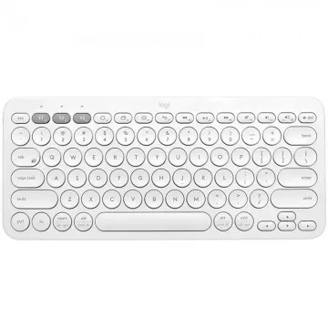 Logitech K380 Compact Wireless Teclado Bluetooth / Branco LOGITECH - 1