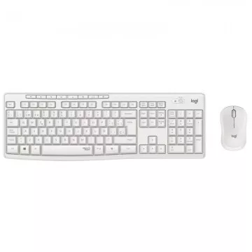 Teclado e mouse sem fio Logitech Silent Touch MK295/branco LOGITECH - 1