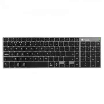 Teclado sem fio Bluetooth NGS Fortune-BT/ Cinza NGS - 1