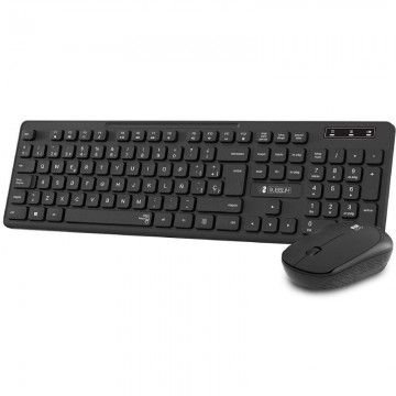 Combinação de teclado e mouse sem fio Subblim Business Slim CSSW10/ Preto Subblim - 1