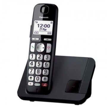 Telefone sem fio Panasonic KX-TGE250SPB/ Preto PANASONIC - 1