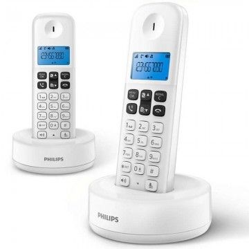 Telefone sem fio Philips D1612W/34/ Pacote DUO/ Branco PHILIPS - 1