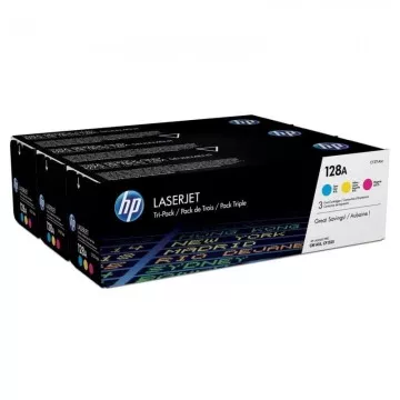 Toner HP Original nº 128A Multipack/ Ciano/ Magenta/ Amarelo HP - 1