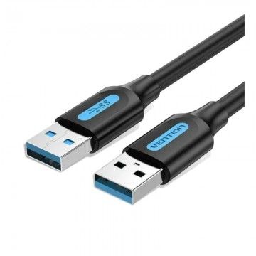 Cabo USB 3.0 Vention CONBG/ USB macho - USB macho/ 1,5 m/ preto VENTION - 1