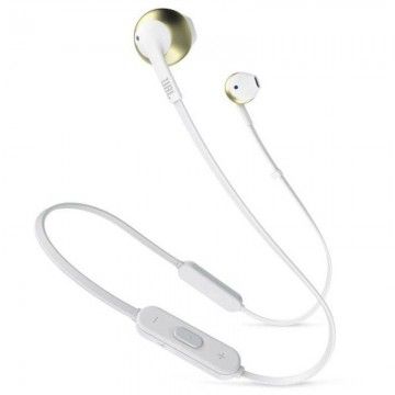 Fones de ouvido intra-auriculares sem fio JBL Tune 205BT/ com microfone/ Bluetooth/ dourado JBL - 1