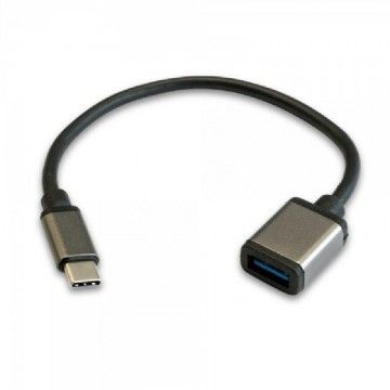 3GO C136 Cabo USB 2.0/ USB Tipo-C Macho - USB Fêmea/ 20cm/ Preto 3GO - 1