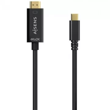 Cabo Conversor HDMI 4K Aisens A109-0623/ USB Type-C Macho - HDMI Macho/ 80cm/ Preto AISENS - 1