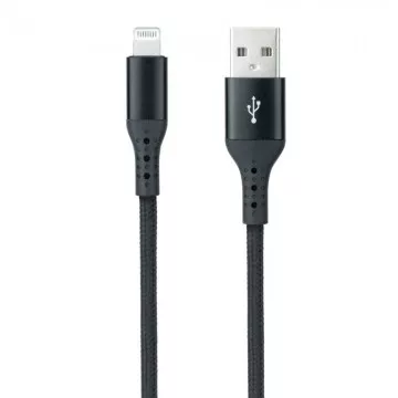 Cabo Nanocabo Lightning USB 2.0 10.10.0401-COBK/ USB Macho - Lightning Macho/ 1m/ Preto NANO CABLE - 1