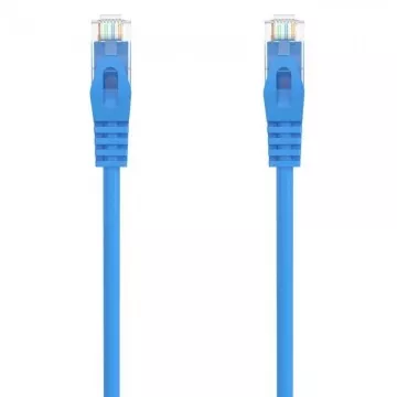 Cabo de rede RJ45 AWG24 UTP Aisens A145-0570 Cat.6A/ LSZH/ 25cm/ Azul AISENS - 1