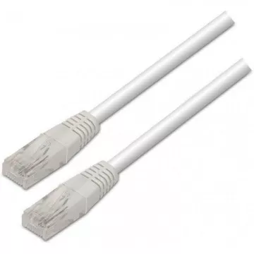 Cabo de Rede RJ45 UTP Aisens A133-0197/ Cat.5e/ 1m/ Branco AISENS - 1