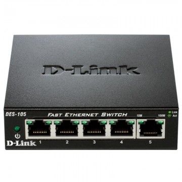 Switch D-Link DES-105 5 portas/ RJ-45 10/100 DLINK - 1