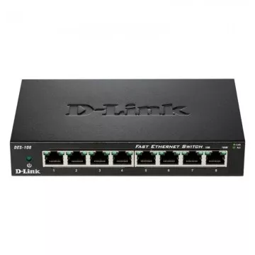 D-Link DES-108 8 portas/ RJ-45 10/100 Switch DLINK - 1