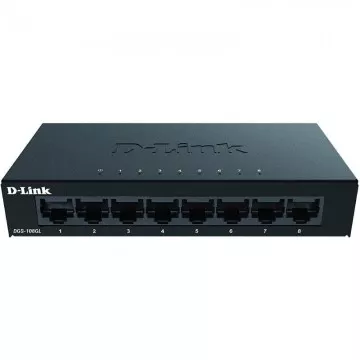 Switch D-Link DGS-108GL 8 portas/ RJ-45 10/100/1000 DLINK - 1